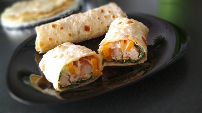 Wrap s krůtím masem – recept